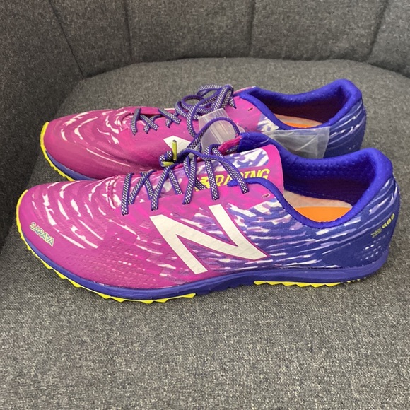 NEW BALANCE “ Sarava” Cross Country 
Multi-Colored Spiked Athletic Shoe Size 8.5 - Picture 3 of 6